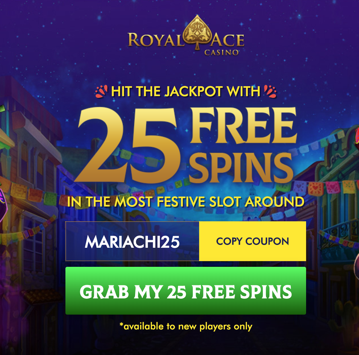 Royal ace casino bonus codes $100